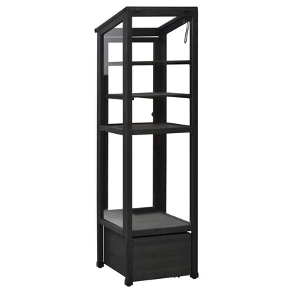 62.4inch Height Wood Garden Greenhouse Balcony Portable Mini Cold