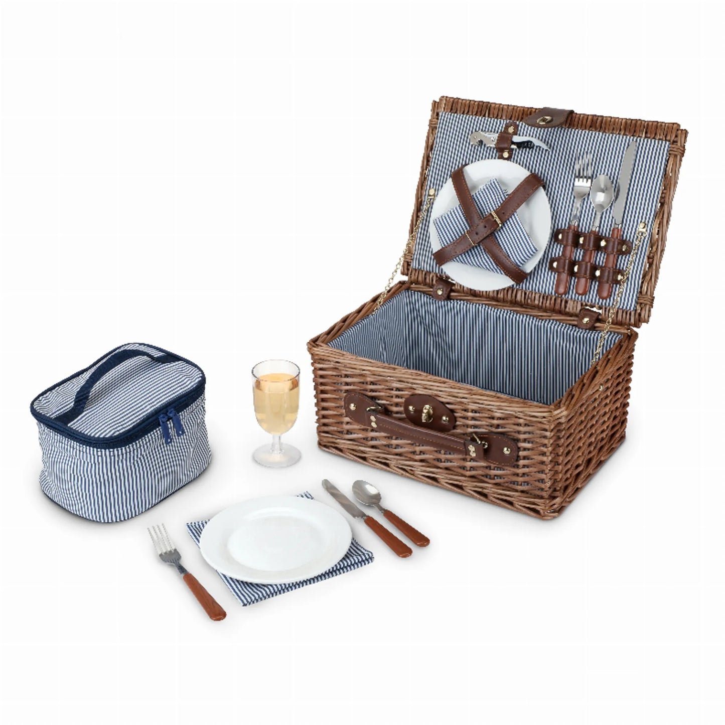 Lovers Wicker Picnic Basket