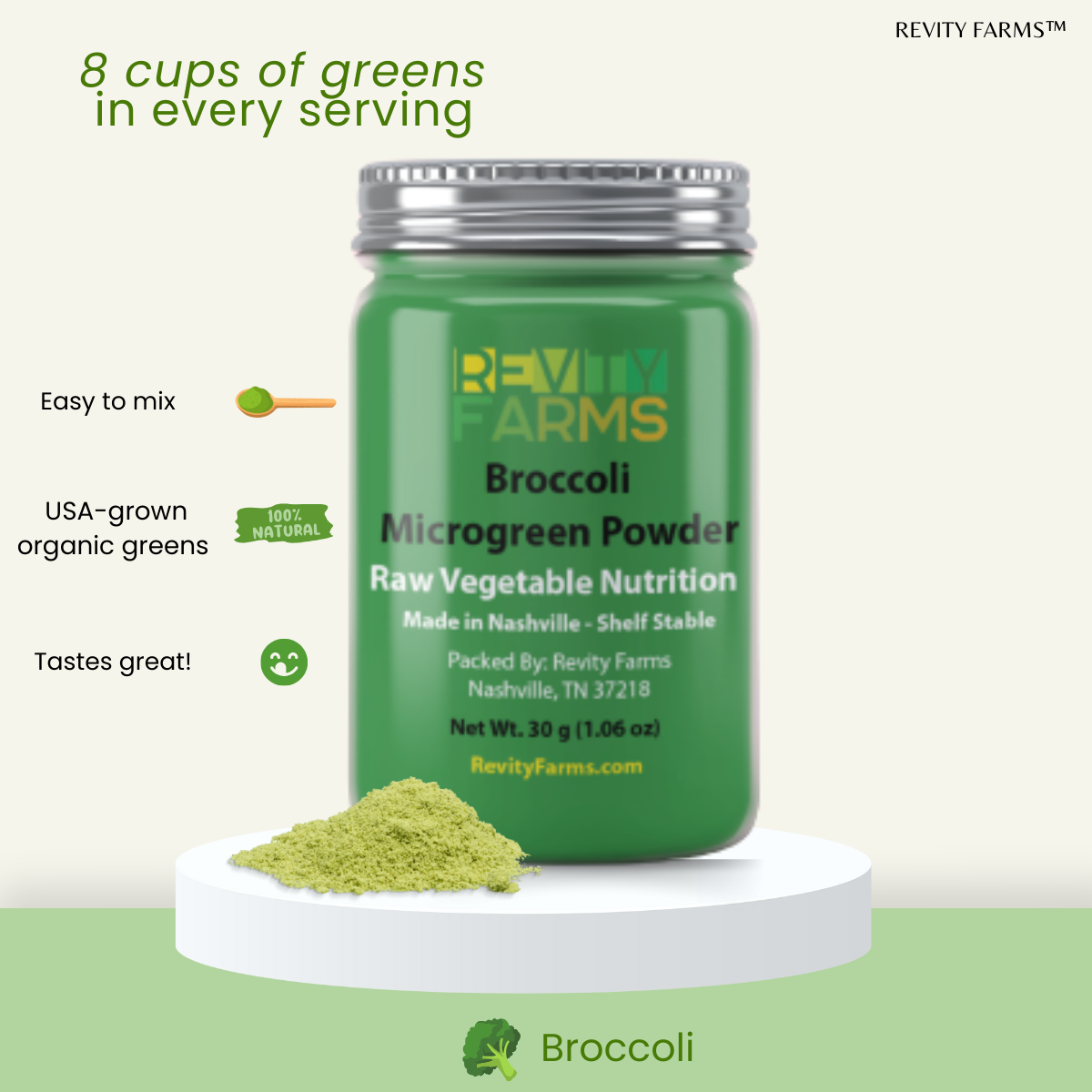 SuperFood - Concentrated Microgreen Powder - Freeze Dried