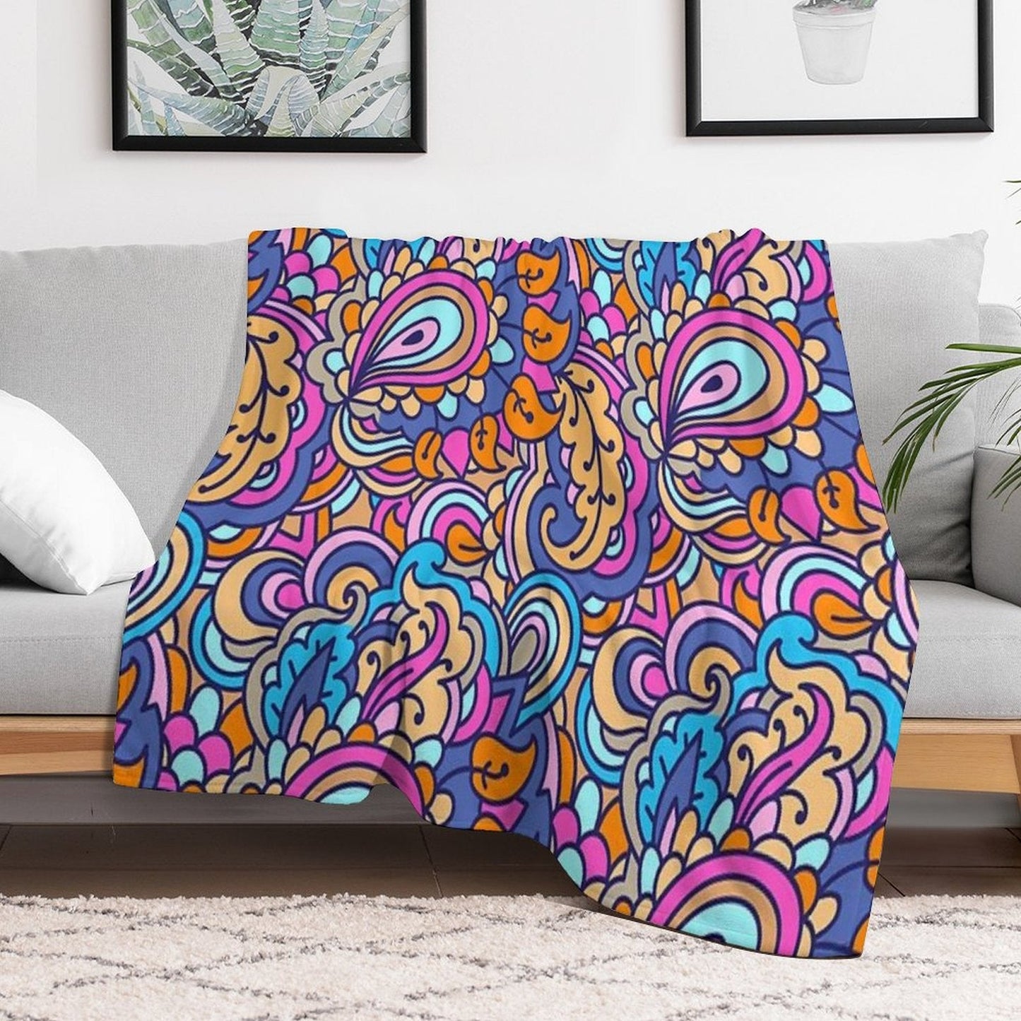 Abstract Pattern 3 Throw Blanket