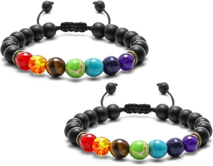 Natural Stone Beads Rakhi Bracelet Rakhi for Brother Rakhi Gift for Brother Rakhi Gift Set Rakhi Bracelet for Brother Bracelet Set Rudraksh Bead Bracelet Rakhi Bracelet with Plate Set