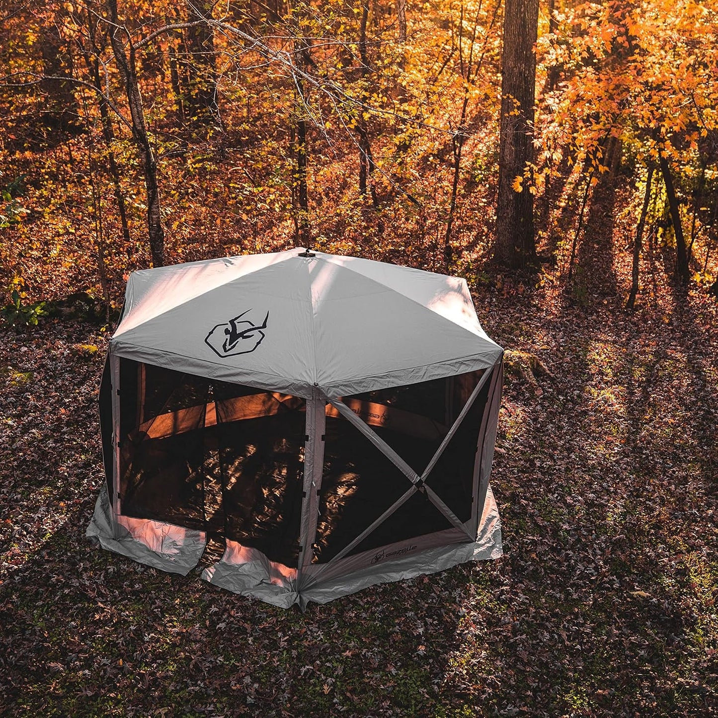 Tents™, G6 6-Sided Portable Gazebo, Easy Pop-Up Hub Screen Tent,