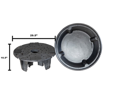 Narrow Drum Shape Fountain By Plantatorem