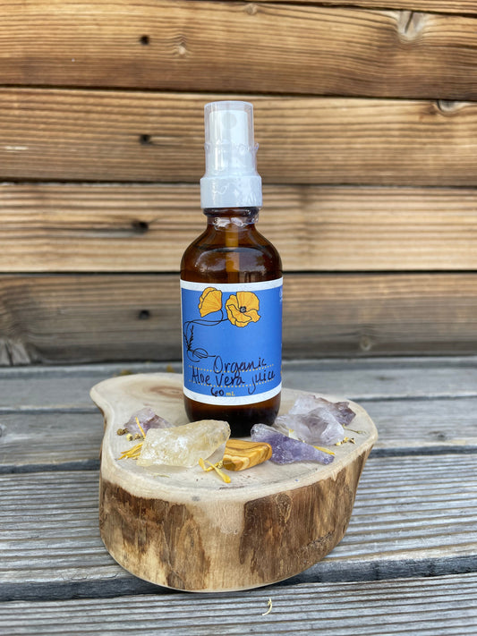 Aloe Vera Juice Spray, Organic 2oz