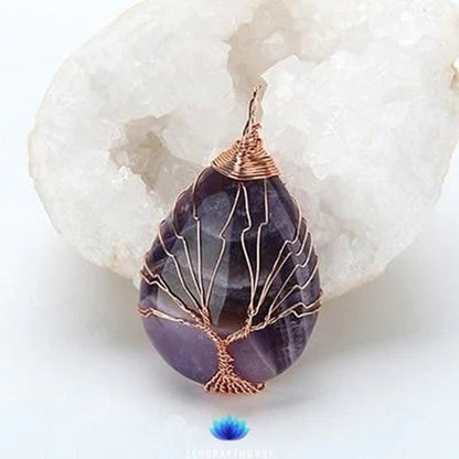 Eternity Jasper Tree of life Necklace