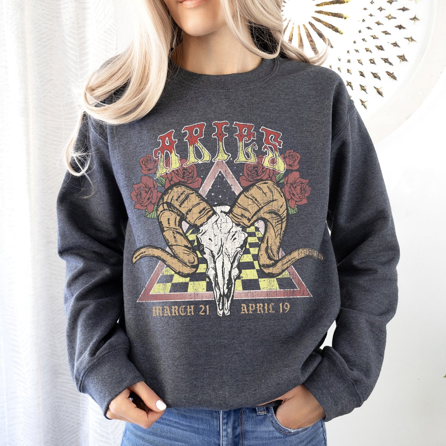 Aries Zodiac, Astrology, Horoscope Sweatshirt