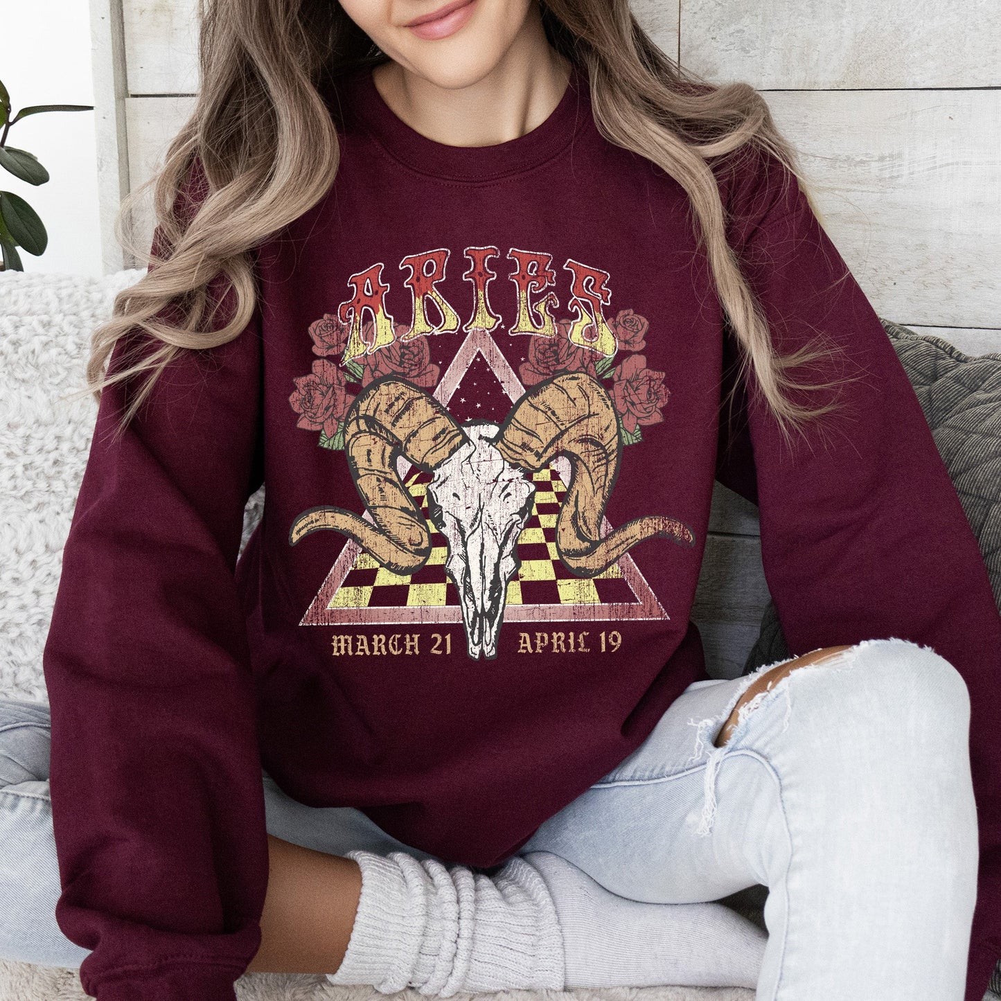 Aries Zodiac, Astrology, Horoscope Sweatshirt