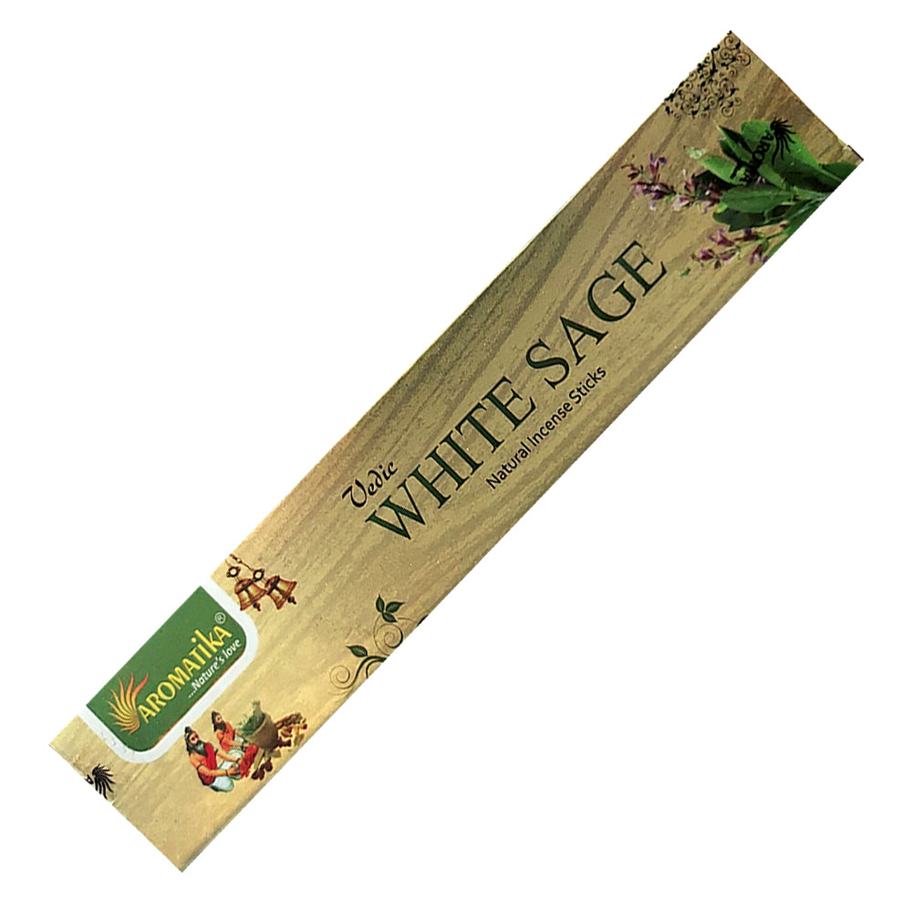 Aromatika Vedic White Sage Incense Sticks 15g