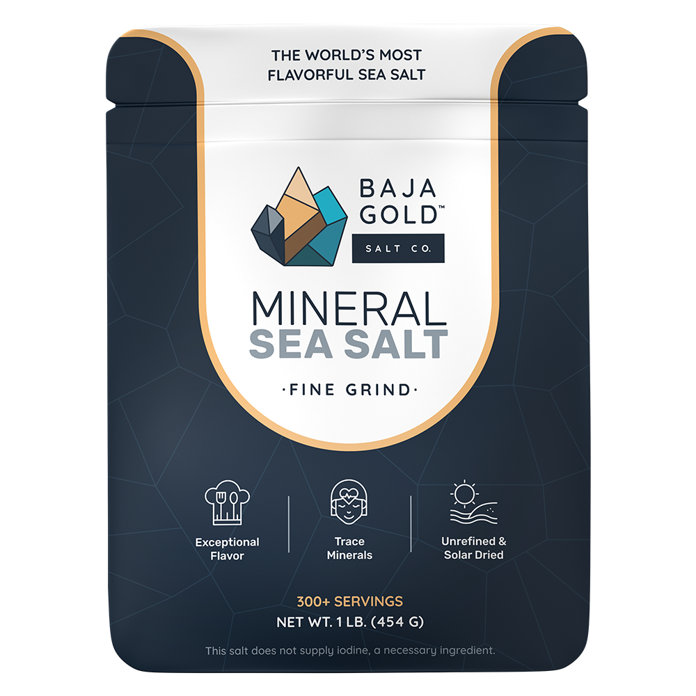 Baja Gold Signature Mineral Sea Salt - Fine Grind