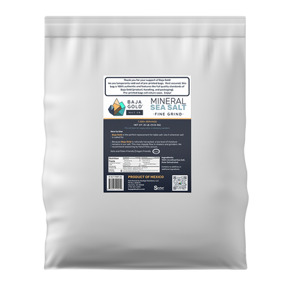 Baja Gold Signature Mineral Sea Salt - Fine Grind