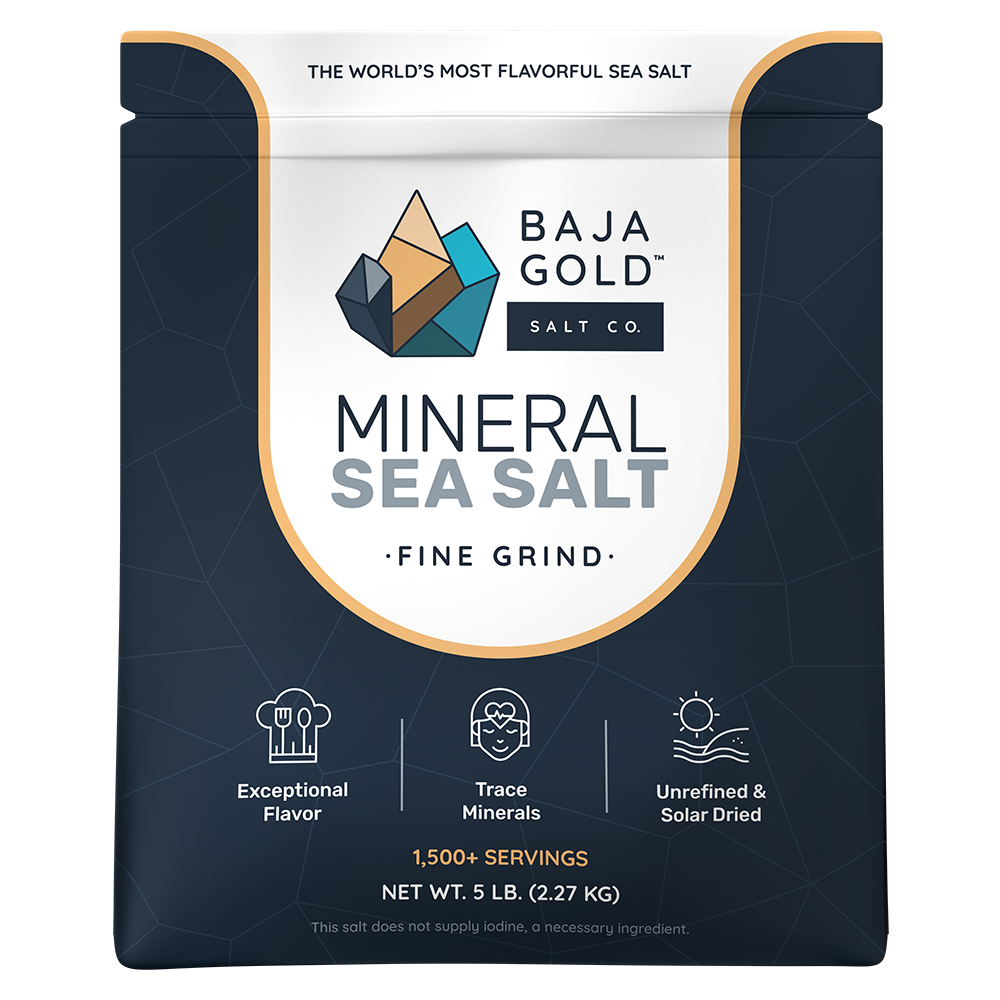 Baja Gold Signature Mineral Sea Salt - Fine Grind