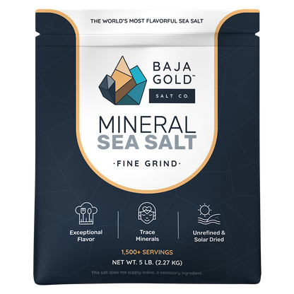 Baja Gold Signature Mineral Sea Salt - Fine Grind