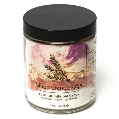 Blood Orange Sage Coconut Milk Bath Soak