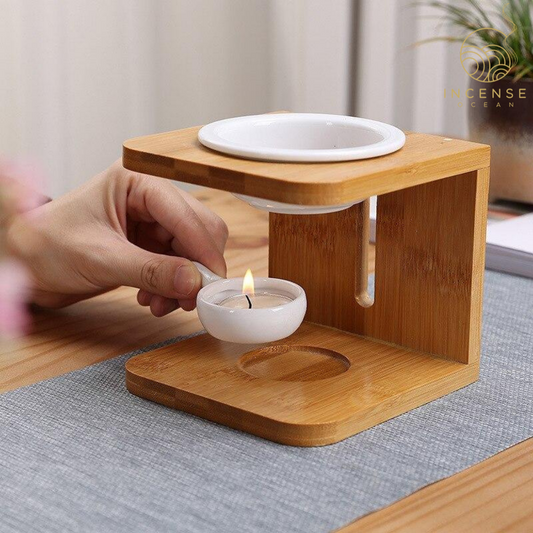 Creative Bamboo Essential Oil Burner