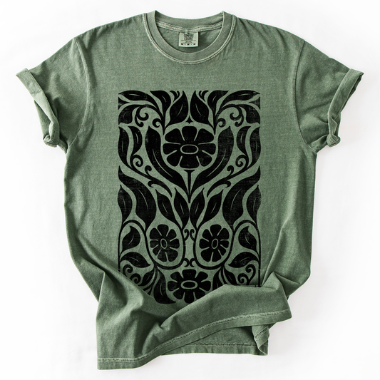 Big Bloom Daisy Flower, Vintage Boho, Nature, Comfort Colors T-Shirt