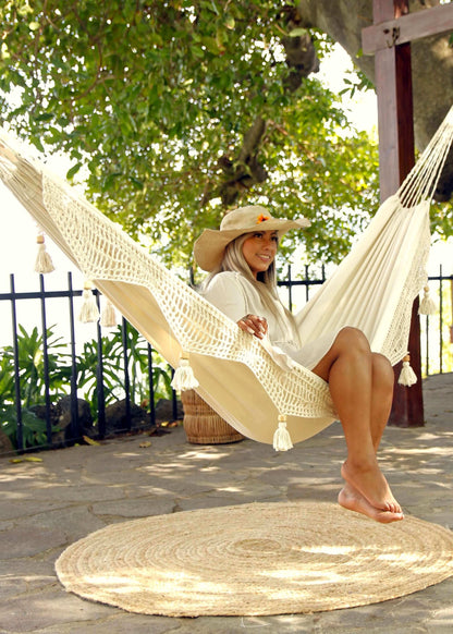 Boho Hammock With Crochet Fringe | DANIELLA