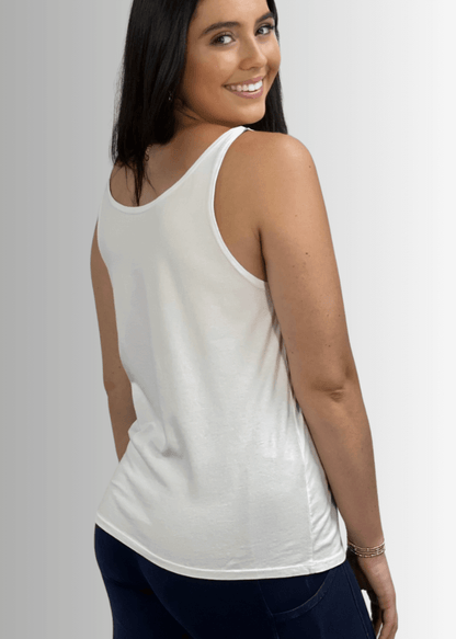 Groovy Flower Premium Cotton Tank Top