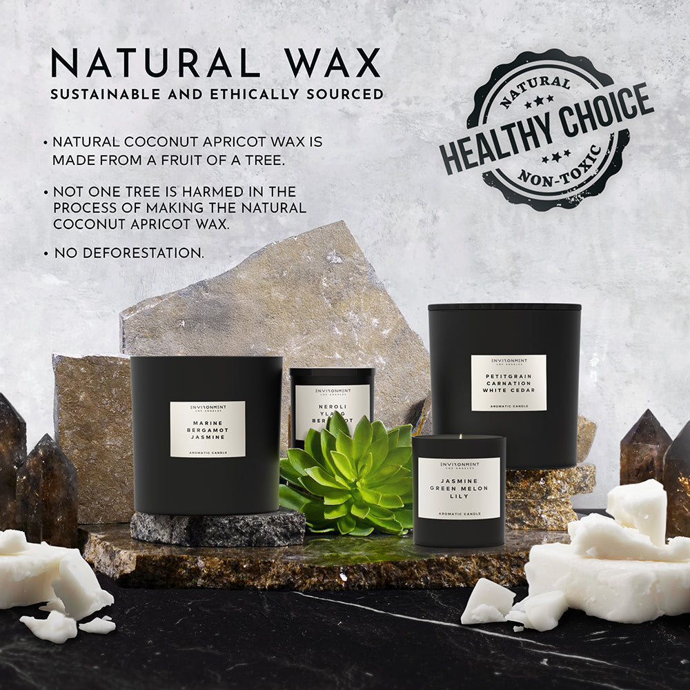 55oz Rosewater | Peony Water | Washed Woods Candle (Inspired by Issey Miyake L'Eau d'Issey®)