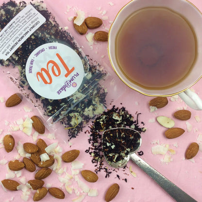Coconut Macaron Dessert Tea