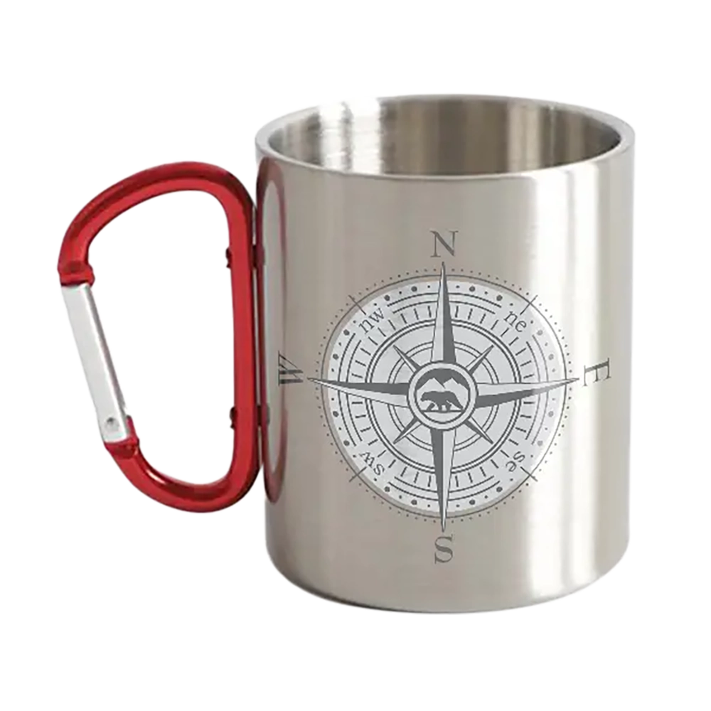 Compass Camping Carabiner Mug 12oz