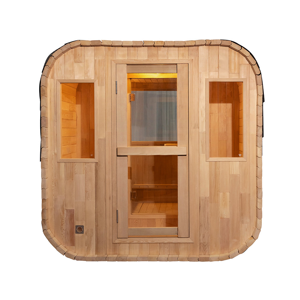 SAUNA EVOLUTION® Luxury Barrel Sauna Serenity Nature Air 6
