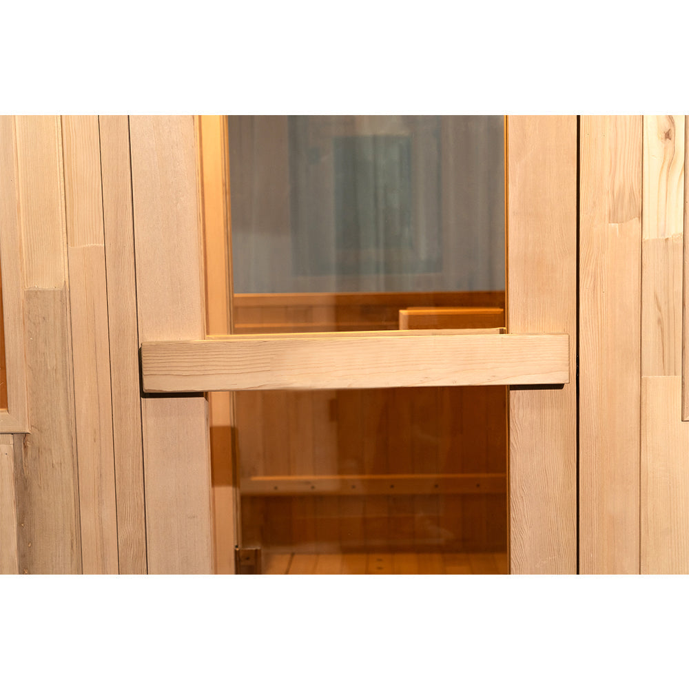 SAUNA EVOLUTION® Luxury Barrel Sauna Serenity Nature Air 6