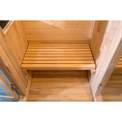 SAUNA EVOLUTION® Luxury Barrel Sauna Serenity Nature Air 6