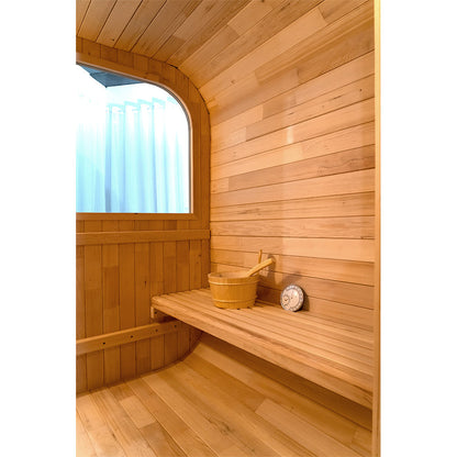 SAUNA EVOLUTION® Luxury Barrel Sauna Serenity Nature Air 6