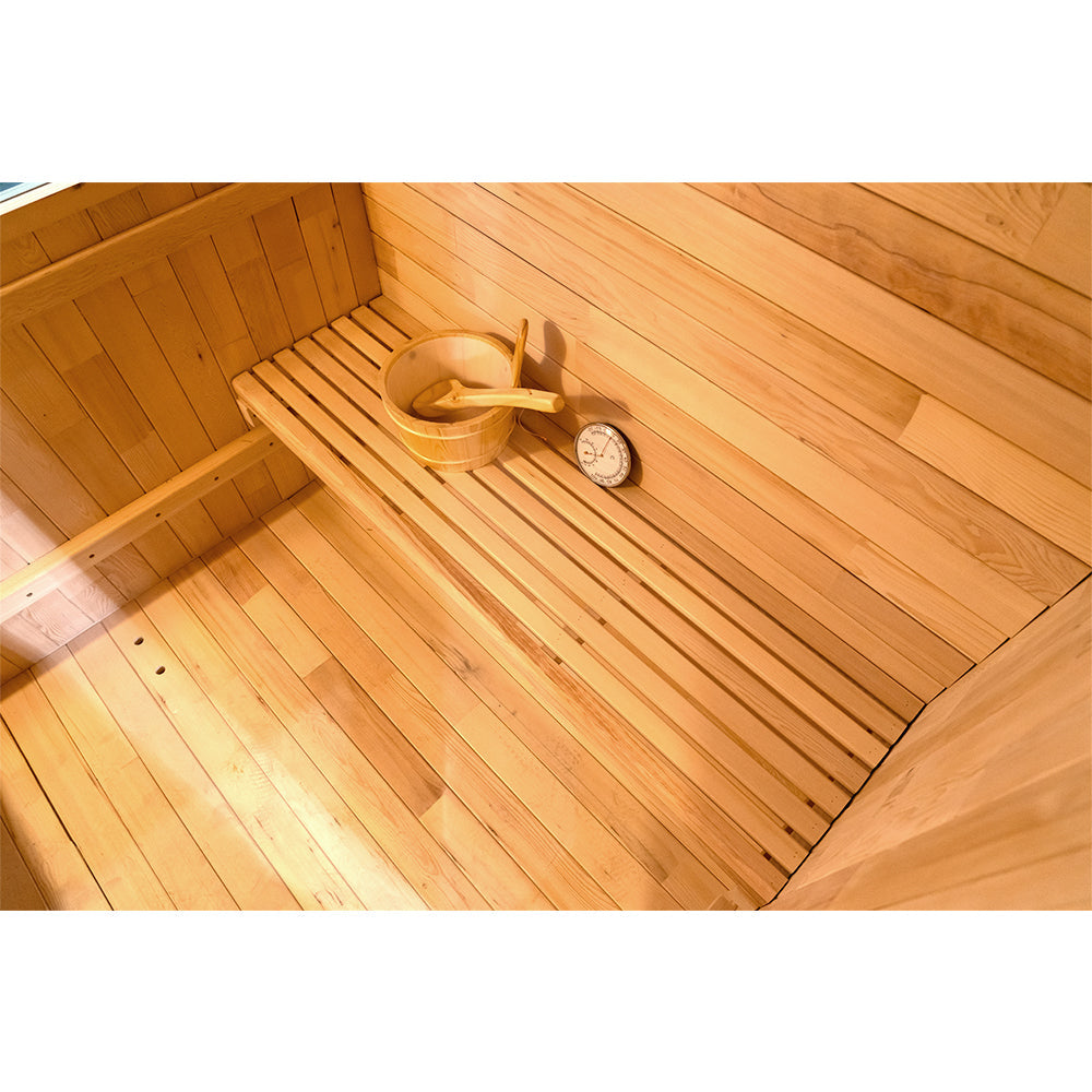 SAUNA EVOLUTION® Luxury Barrel Sauna Serenity Nature Air 6