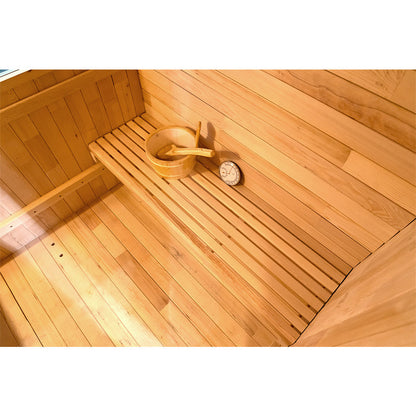 SAUNA EVOLUTION® Luxury Barrel Sauna Serenity Nature Air 6