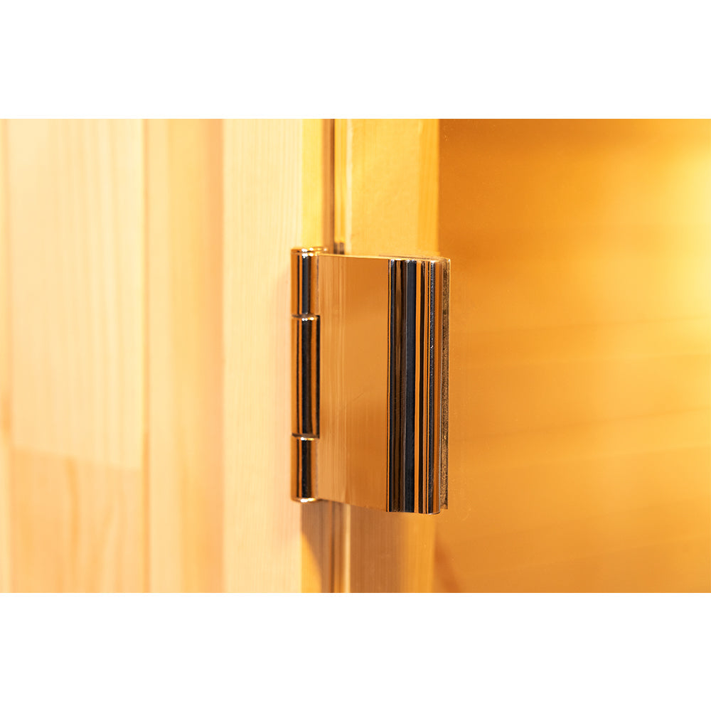 SAUNA EVOLUTION® Luxury Barrel Sauna Serenity Nature Air 6