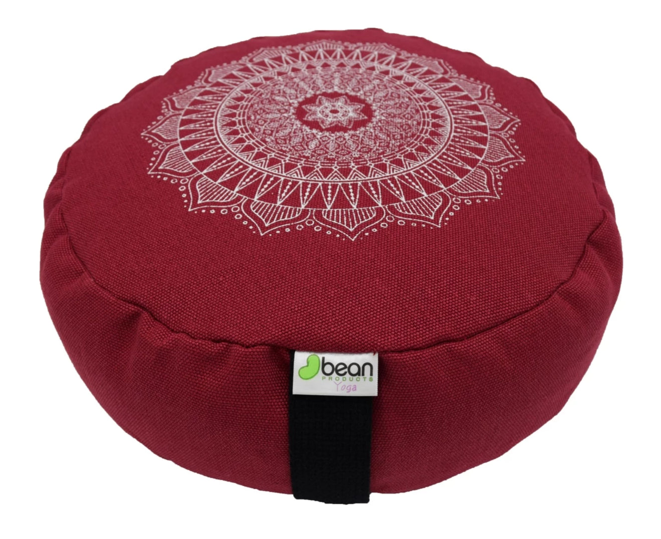Zafu Meditation Cushion - Hemp Mandala Design
