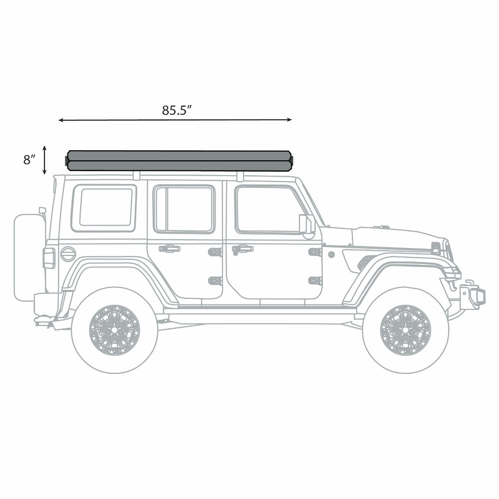ÖVRLNDR 2P ROOF TOP TENT (Black)