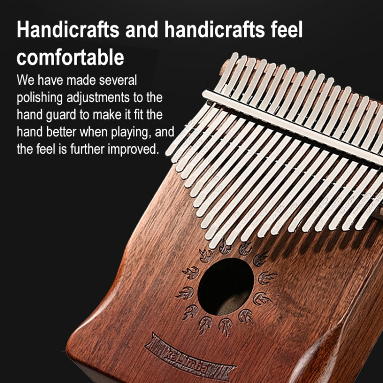 17 Tone Acacia Wood Thumb Piano Kalimba Musical Instruments(Aurora Blue-Cat)