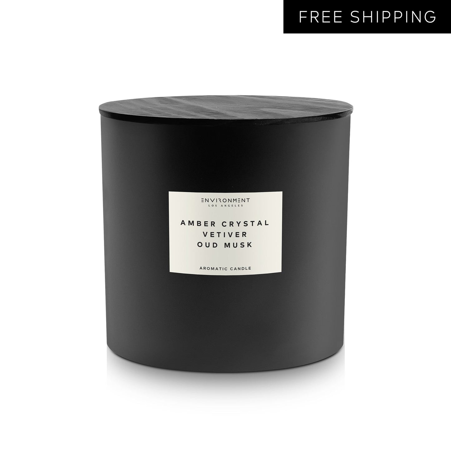 55oz Amber Crystal | Vetiver | Oud Musk Candle (Inspired by Baccarat Rouge 540®)