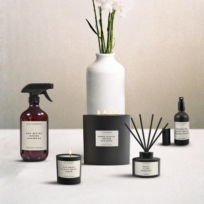 55oz Amber Crystal | Vetiver | Oud Musk Candle (Inspired by Baccarat Rouge 540®)