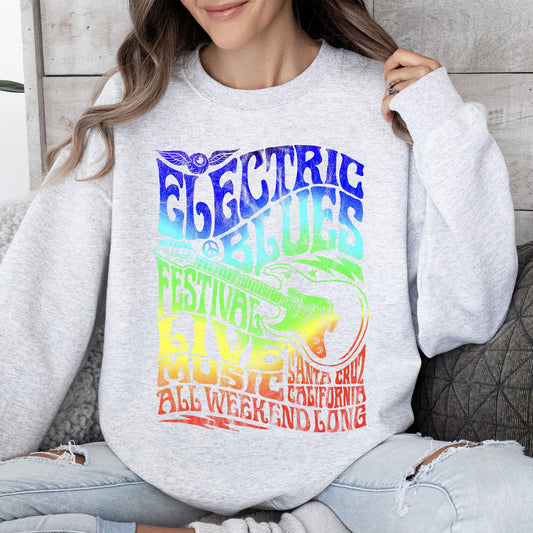 Electric Blues Festival, Concert Poster Sweatshirt