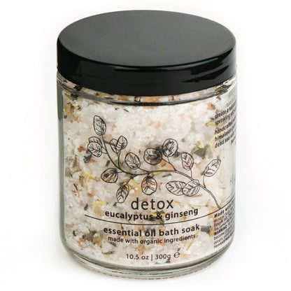Detox Eucalyptus & Ginseng Essential Oil Bath Soak