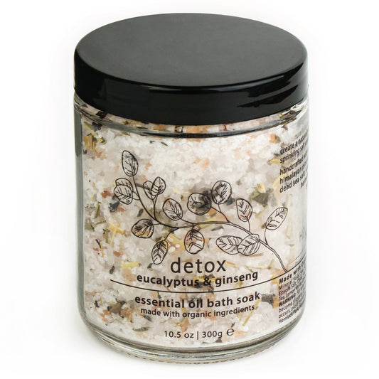 Detox Eucalyptus & Ginseng Essential Oil Bath Soak