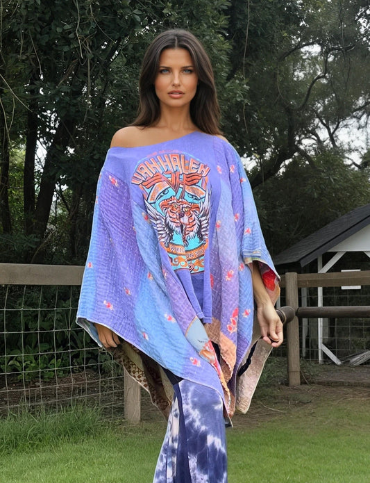 Bell Sleeve Butterfly Top “Van Halen”
