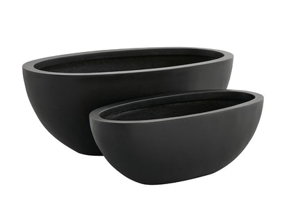 Low Oval Planters By Plantatorem