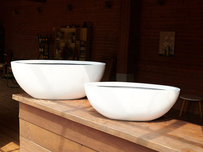 Low Oval Planters By Plantatorem