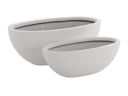 Low Oval Planters By Plantatorem