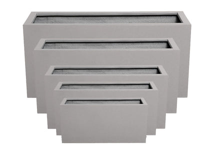 Rectangular Box Planter (Set of 5) By Plantatorem