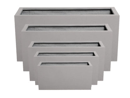 Rectangular Box Planter (Set of 5) By Plantatorem