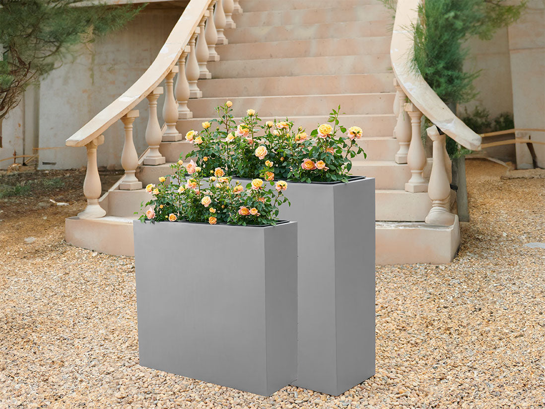 Rectangular Tall Planter Box By Plantatorem