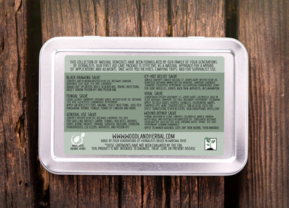 Nature's First Aid Kit - 6-Piece Topical Salve Kit with Drawing, Fungal, Comfrey, Relief, Viral, Wound Repair