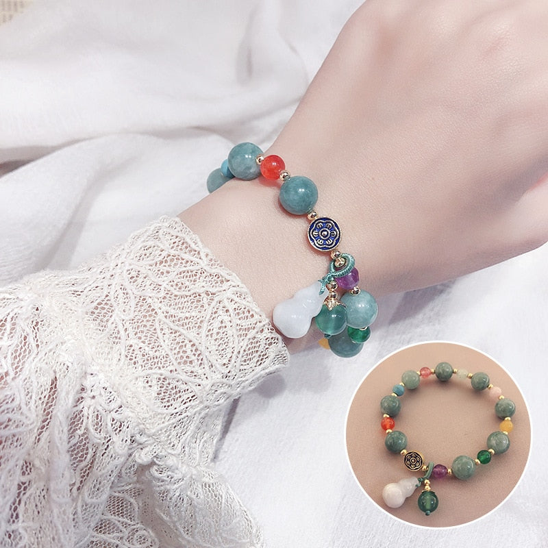 Natural Jade Health & Abundance Bracelet