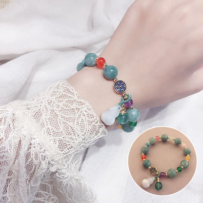 Natural Jade Health & Abundance Bracelet