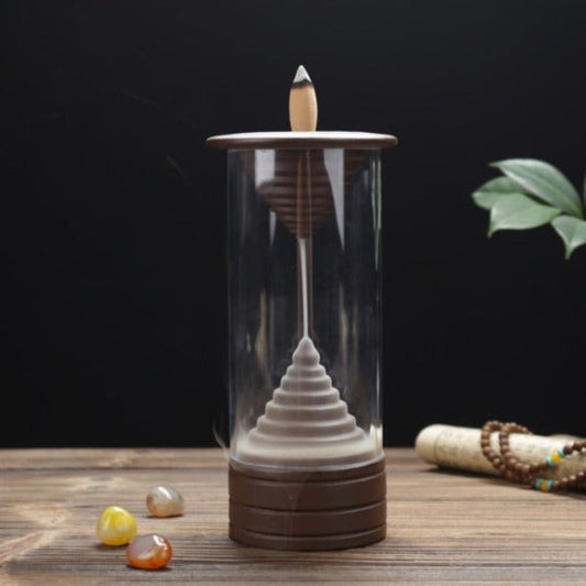 Hourglass Backflow Enclosed Backflow Incense Burner